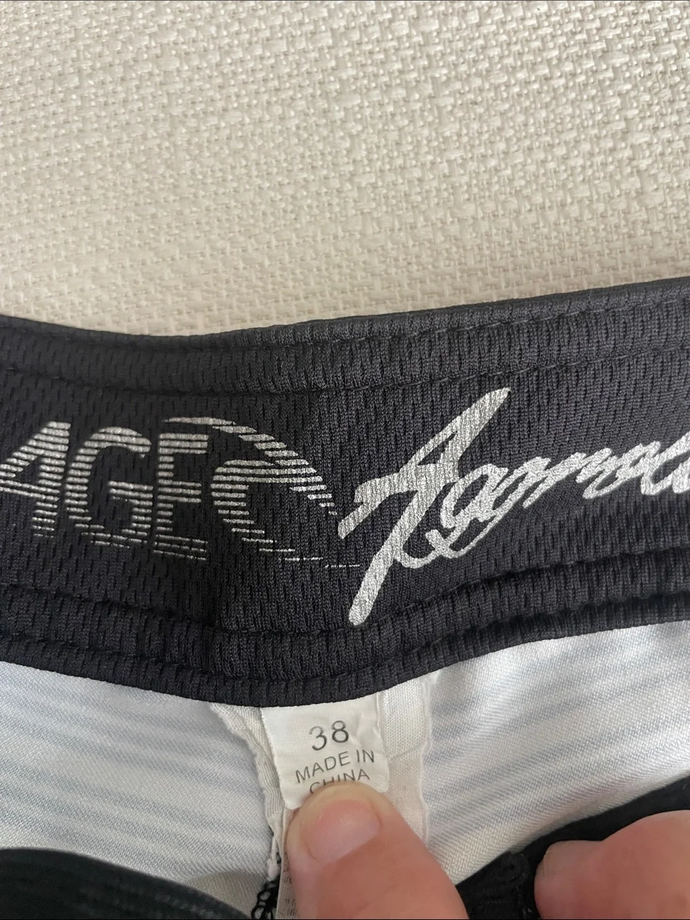 Rip Curl Lime & Blue Striped Board Shorts